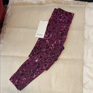 lululemon athletica Purple and Black Leggings